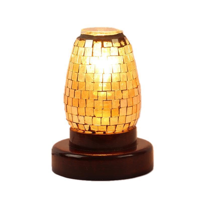 Disco Bell Glass Table Lamp - Black,Silver media 5