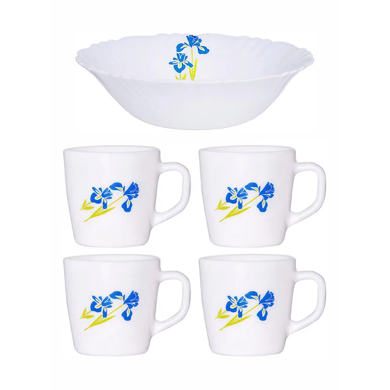Cello Bioda Floral Tea & Snack Set - Five Piece Set media 3