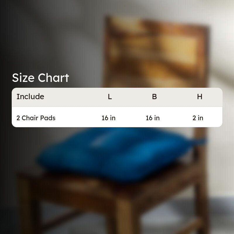 Sylvia Chair Pad (Classic Blue) - Set Of Two media 5