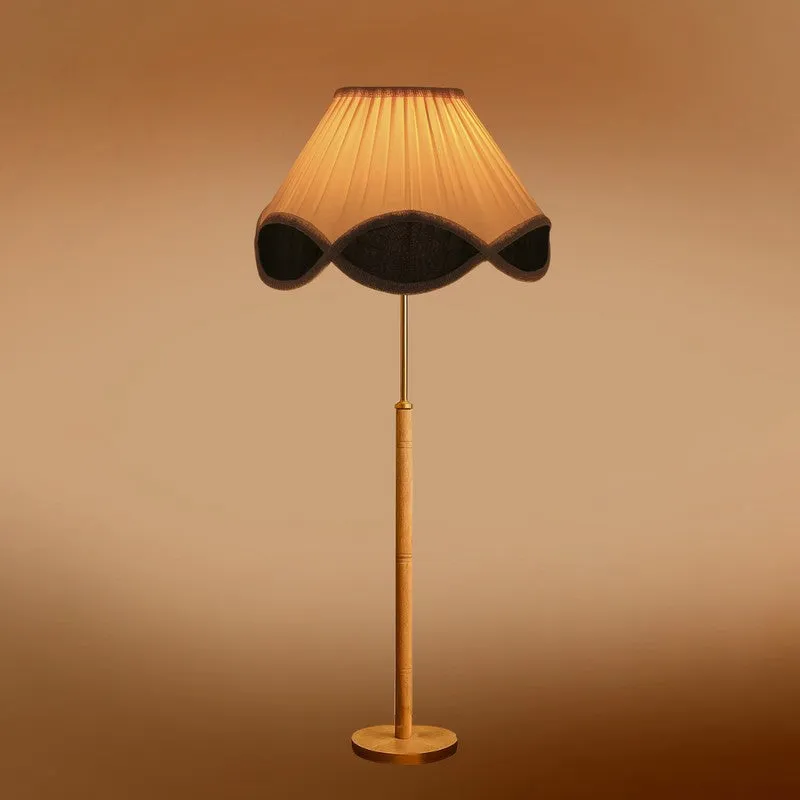 Halo Shine Wooden Floor Lamp - White media 7