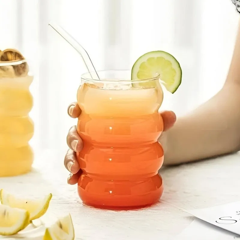 Transparent Glass Tumbler for Hot & Cold Beverages media 5