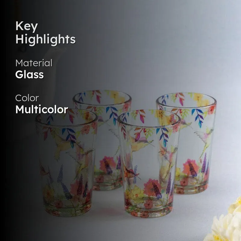 Blossom Bliss Chai Glass - Set Of Four media 2