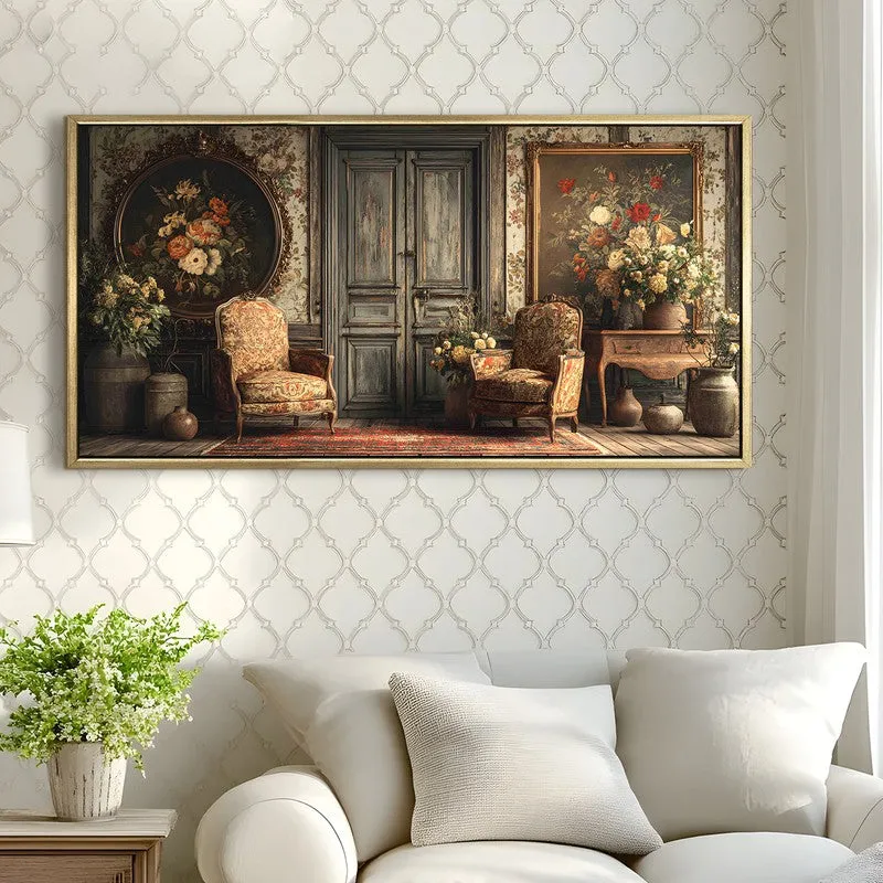 Classic Europe Floral Sitting Room Wall Art media 3
