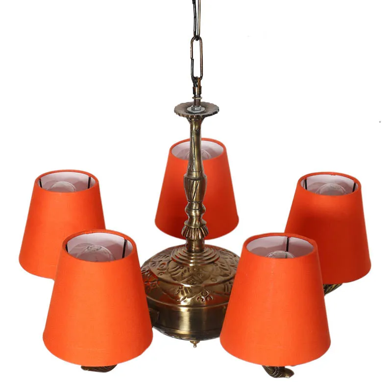 Diavolo Conical Golden Antique Ceiling Lamp media 3