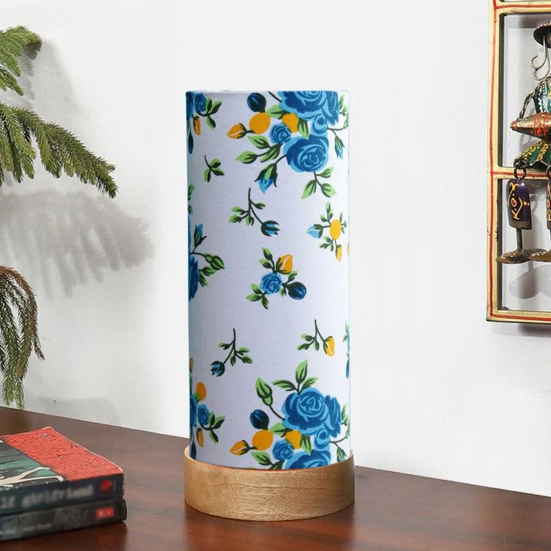 Alba Nyra Tower Wooden Table Lamp - Multicolor media 3