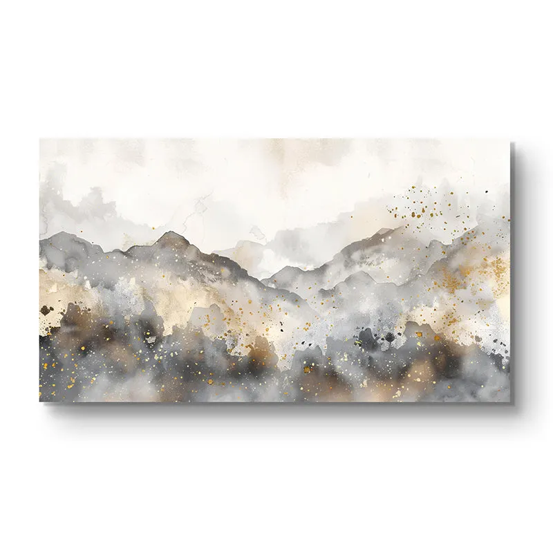 Muted Hillscapes Canvas Wall Painting media 4