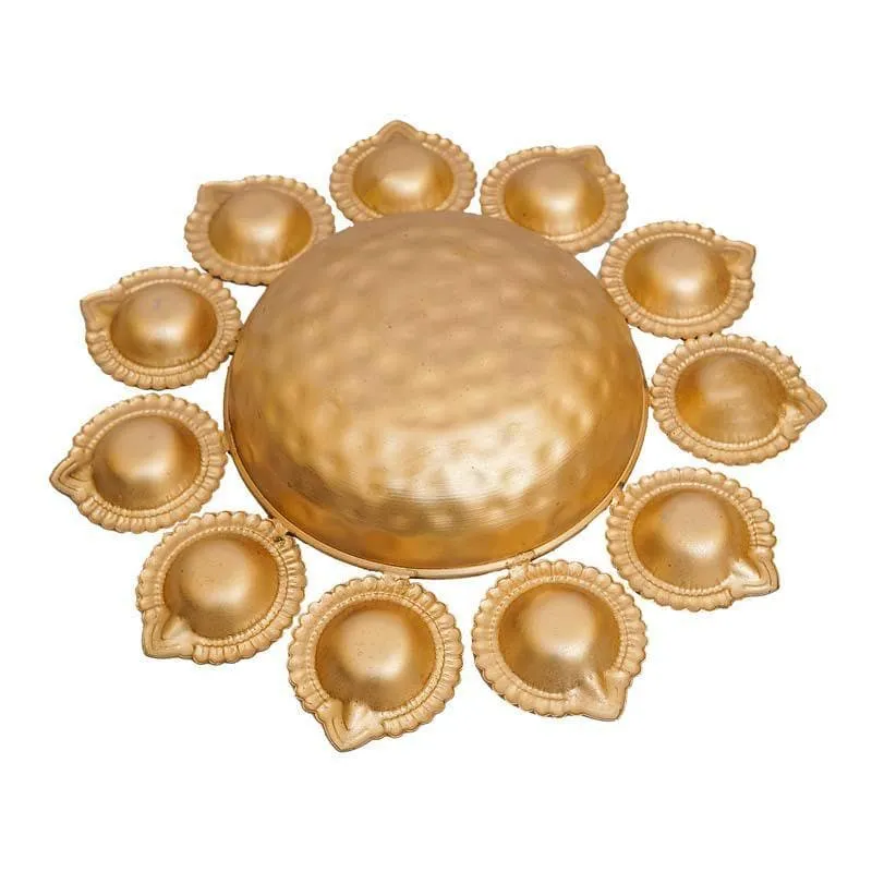 Gold Sunflower Urli media 5
