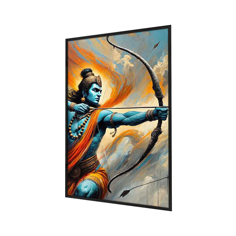 The Divine Archer Wall Painting With Frame media 3