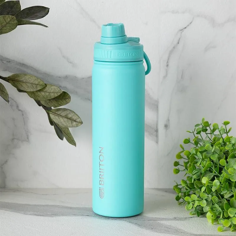 Quench Chic Hot & Cold Thermos Water Bottle (Sky Blue) - 750 mL media 1