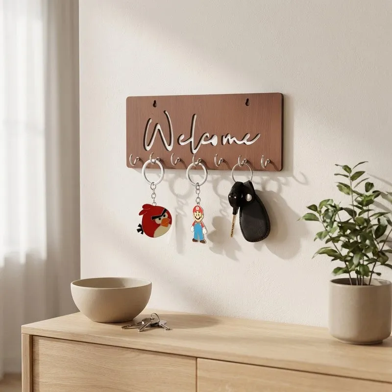 WelcomeNest MDF Hooks & Key Holders media 3