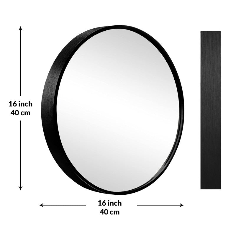 Lunara Halo Wall Mirror With Aluminium Frame media 9