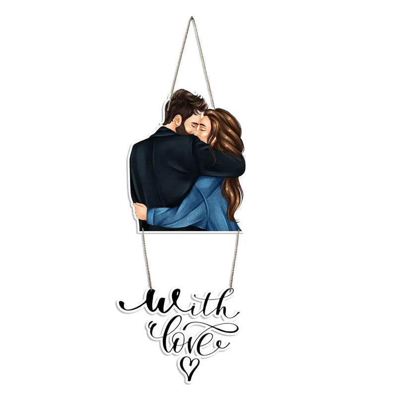 Couple With Love II Polyester & MDF Wall Hanging media 5