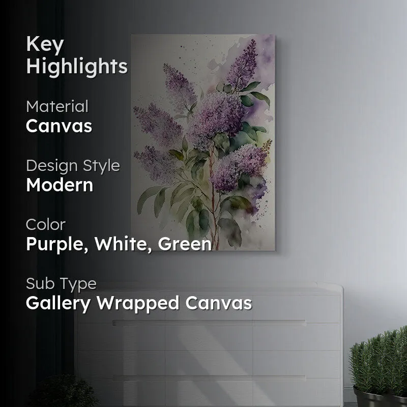 Blooming Lavender Canvas Wall Painting media 2
