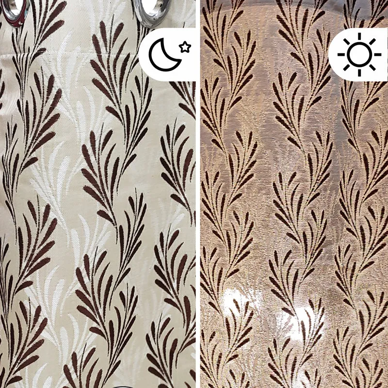 Vincent Floral Artificial Silk Curtain media 6