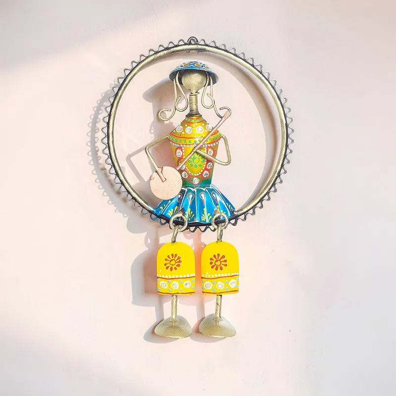 Folk Musician Doll Metal Wall Accent media 6