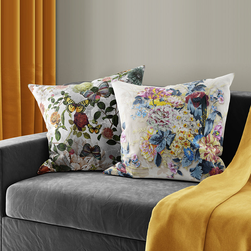 Velvanest Printed Cushion Cover Set - Set Of Two