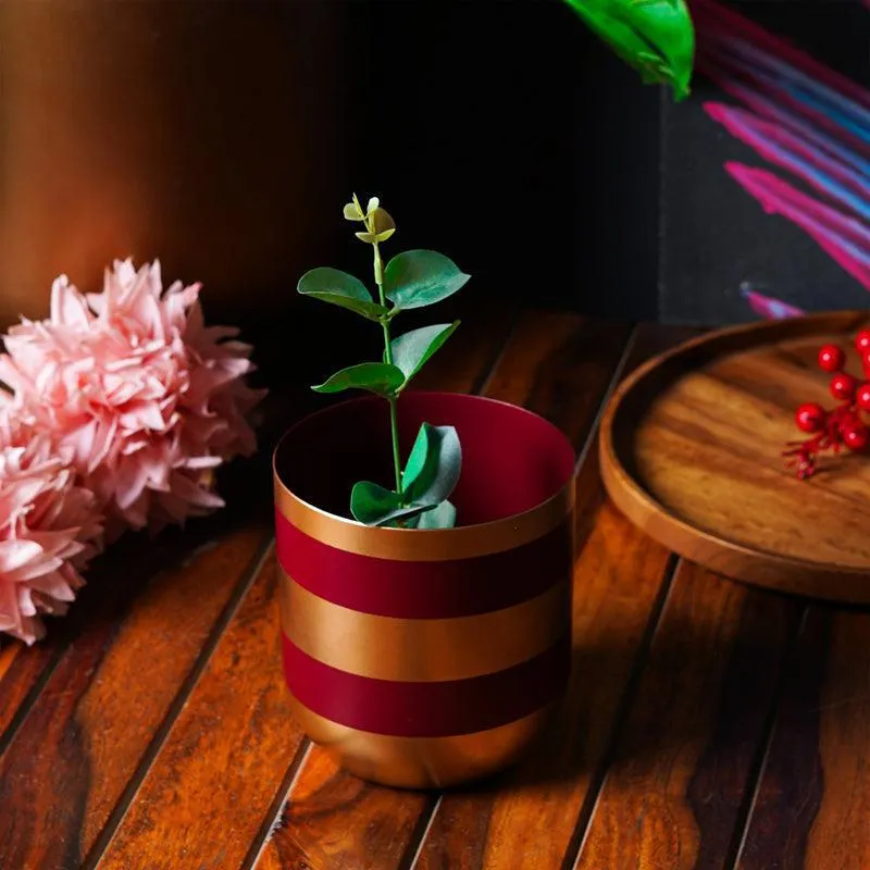 Scarlet Aura Aluminium Planter media 3