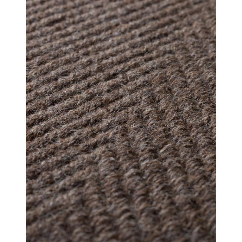 Handloom Hand Loomed Haven Wool Rug - Dark Brown media 7