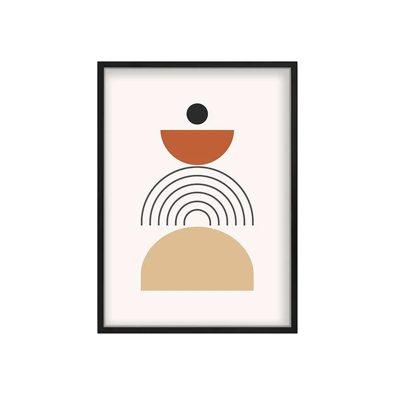Balanced Horizons Canvas Wall Painting With Black Frame media 3