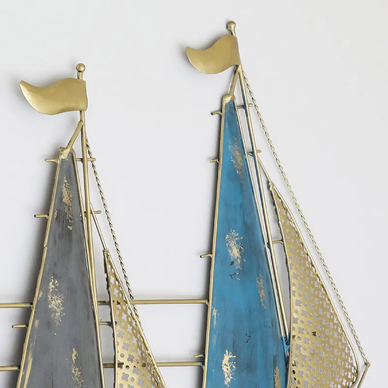 Triad Of Sails Metal Wall Accent media 3