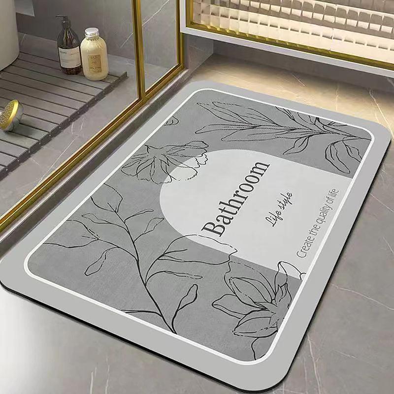 Ashen Meadow Rubber Bath Mat media 5