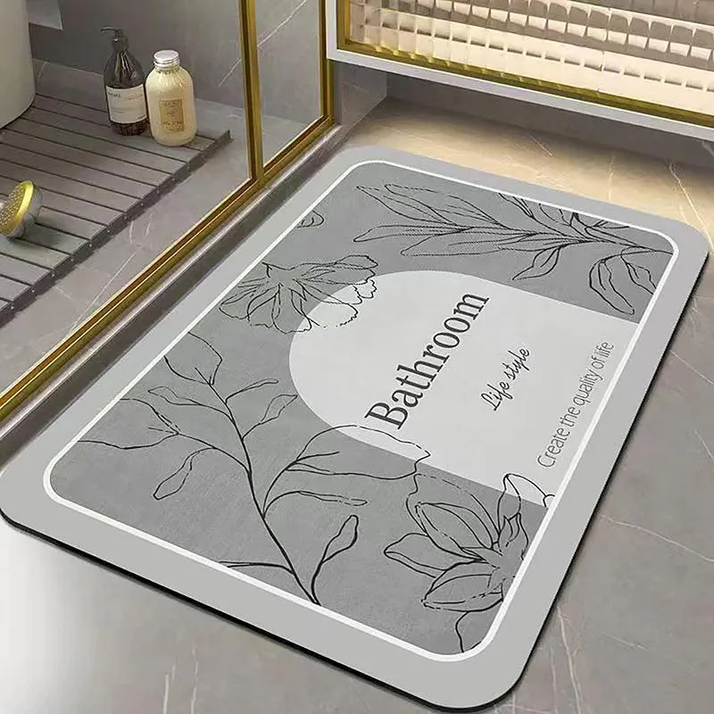 Ashen Meadow Rubber Bath Mat media 5