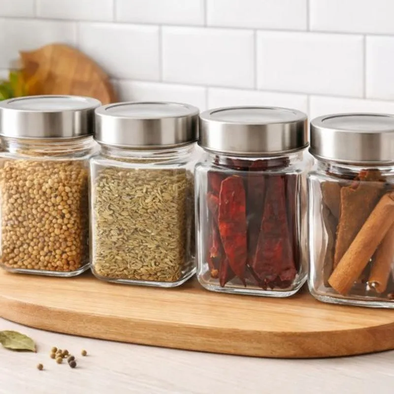 ClarityStore Glass Jar (310 mL Each) - Set Of Four media 5