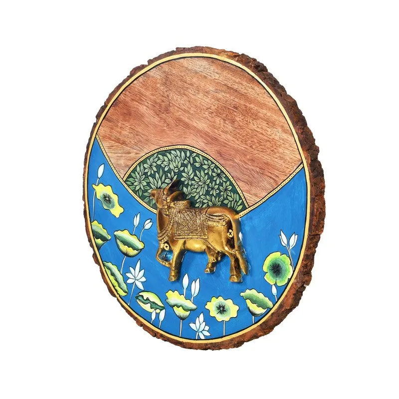 Dorrion Divine Cow Mango Wood Wall Accent media 4