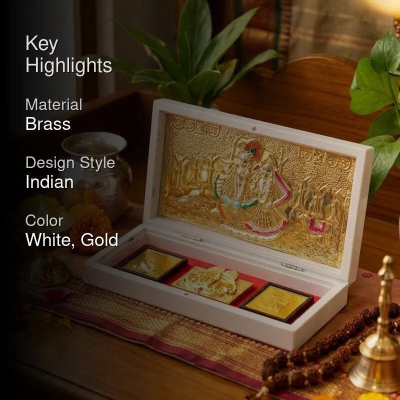 Anant Krishna Bhakti Brass Idol media 2