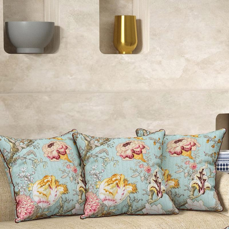 Eshita Floral Cushion Cover - Set Of Three