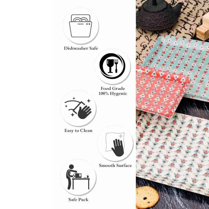 Cool Charm Melamine Serving Tray - Set of Three media 4