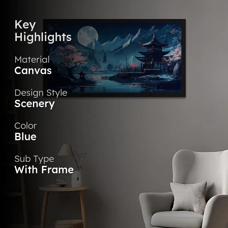 Jovie Japanese Garden Canvas Wall Painting media 2