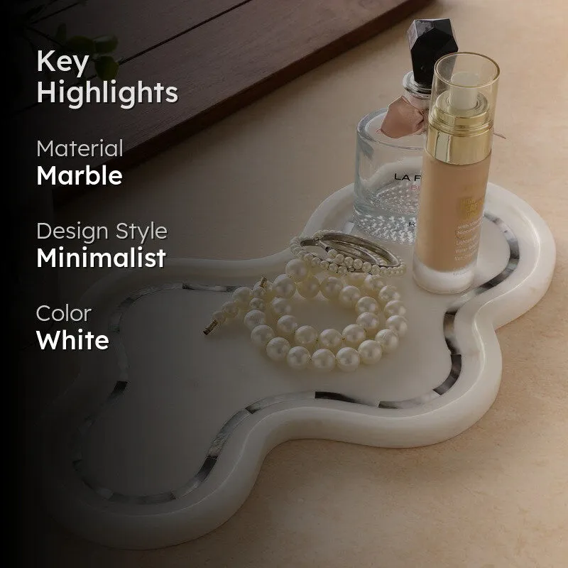 Triluxe Dine Marble Platter media 2