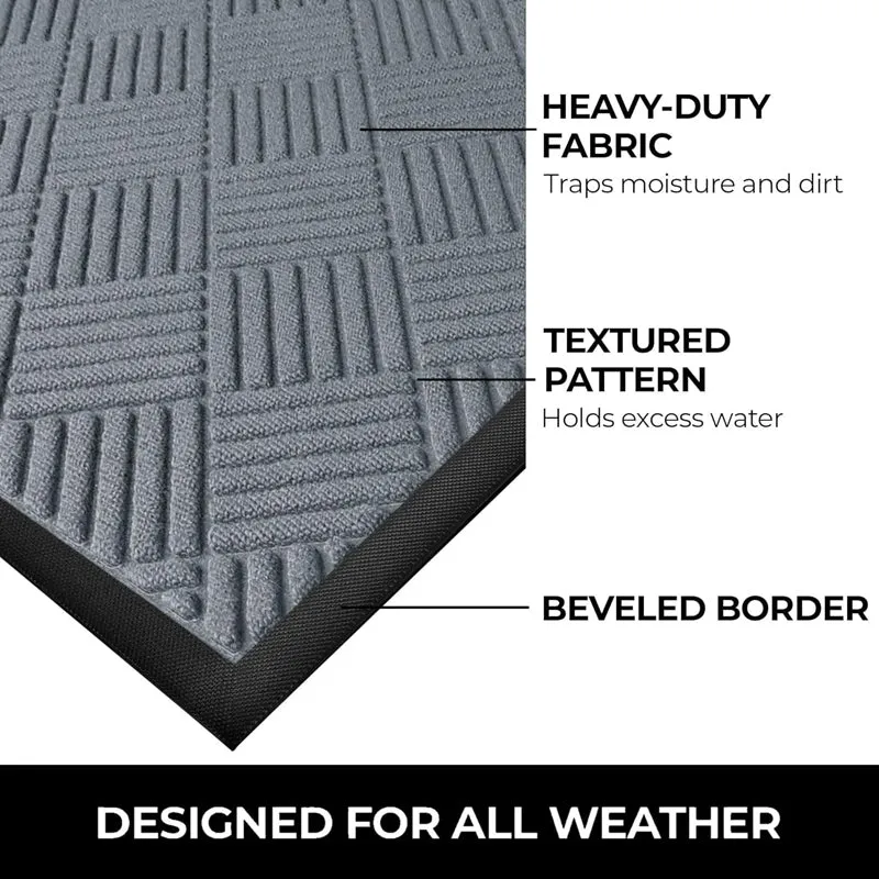 Coire Line Coir Door Mats - Grey media 5