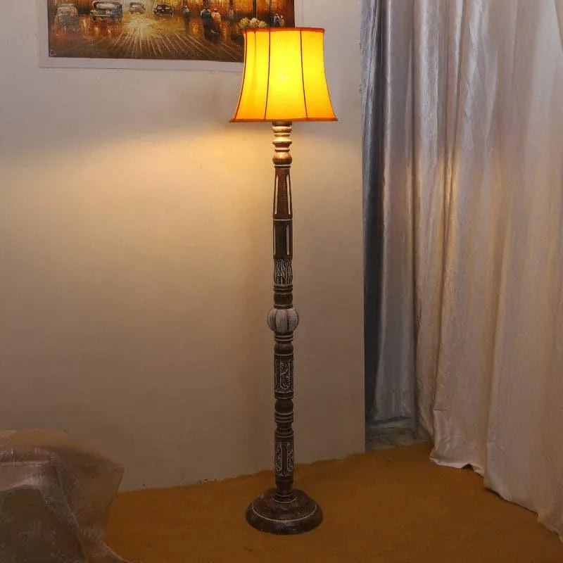 Colton Cone Floor Lamp - Yellow media 1