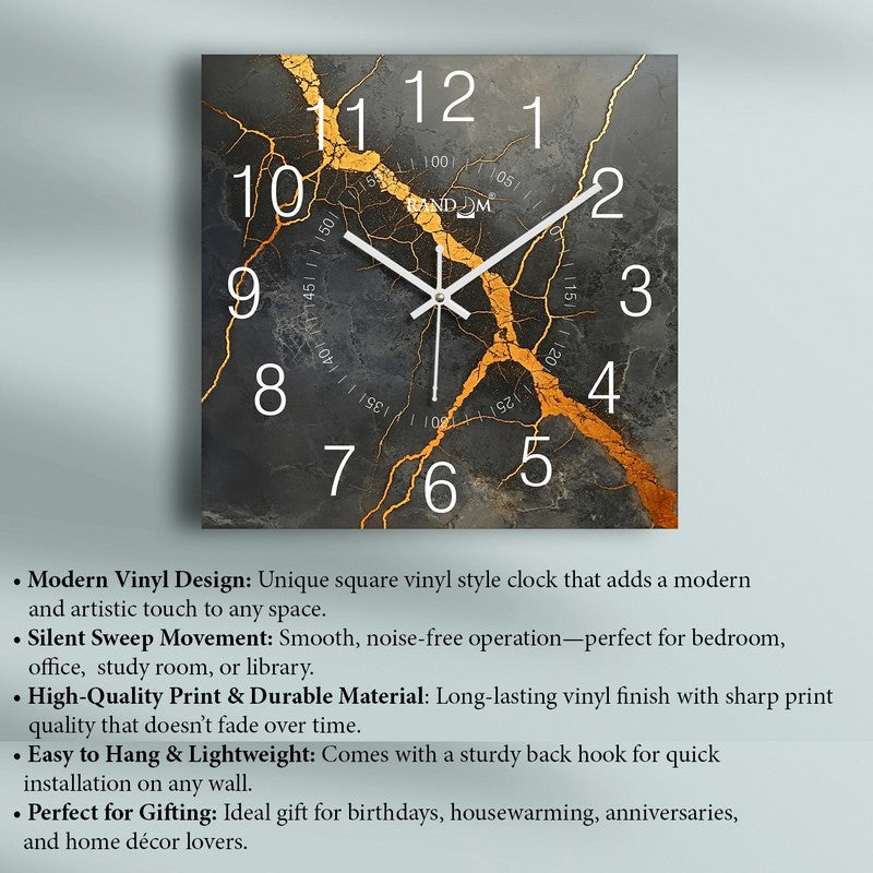 Qyrex Analog Wall Clock - Grey media 6