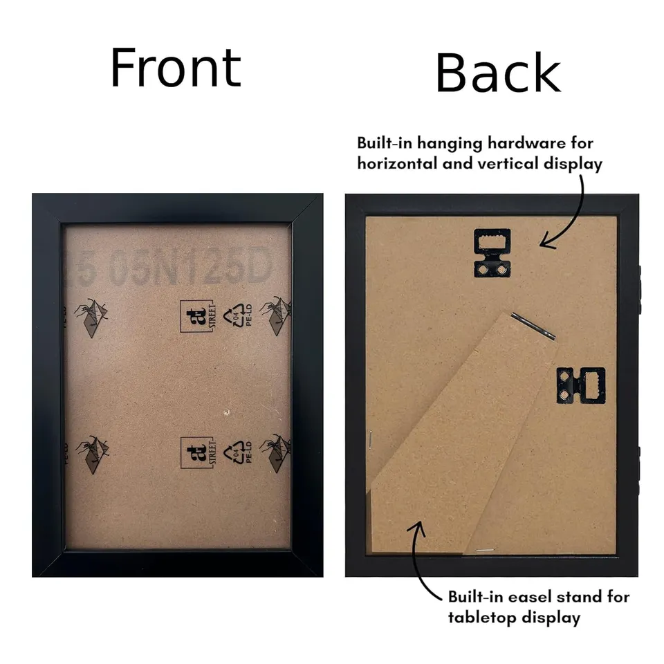 MinimalMono MDF Photo Organiser - Black media 5