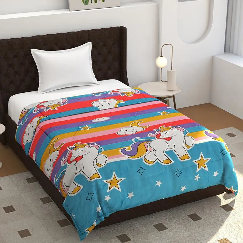 Unicorn Dreams Kids Comforter - 150 GSM media 1