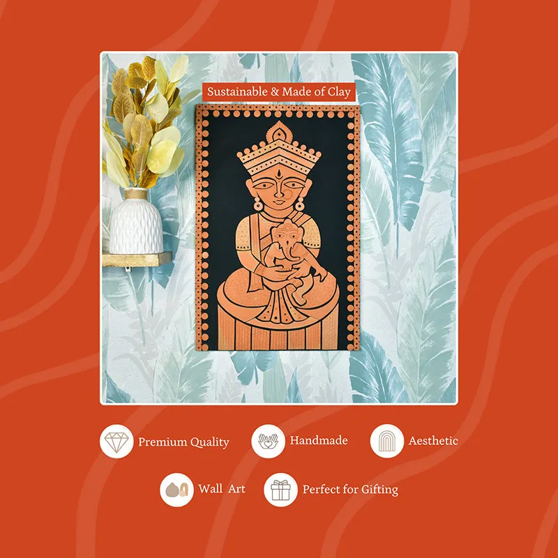 Ganesh Janani Terracotta Wall Art media 7