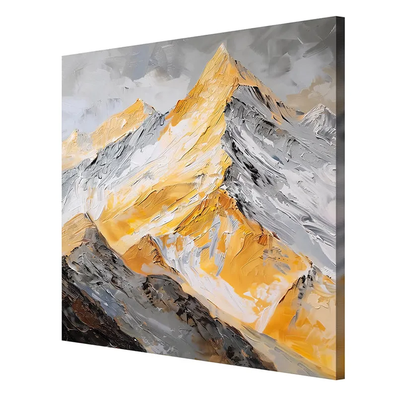 Serene Alps Poly Canvas Wall Painting media 6