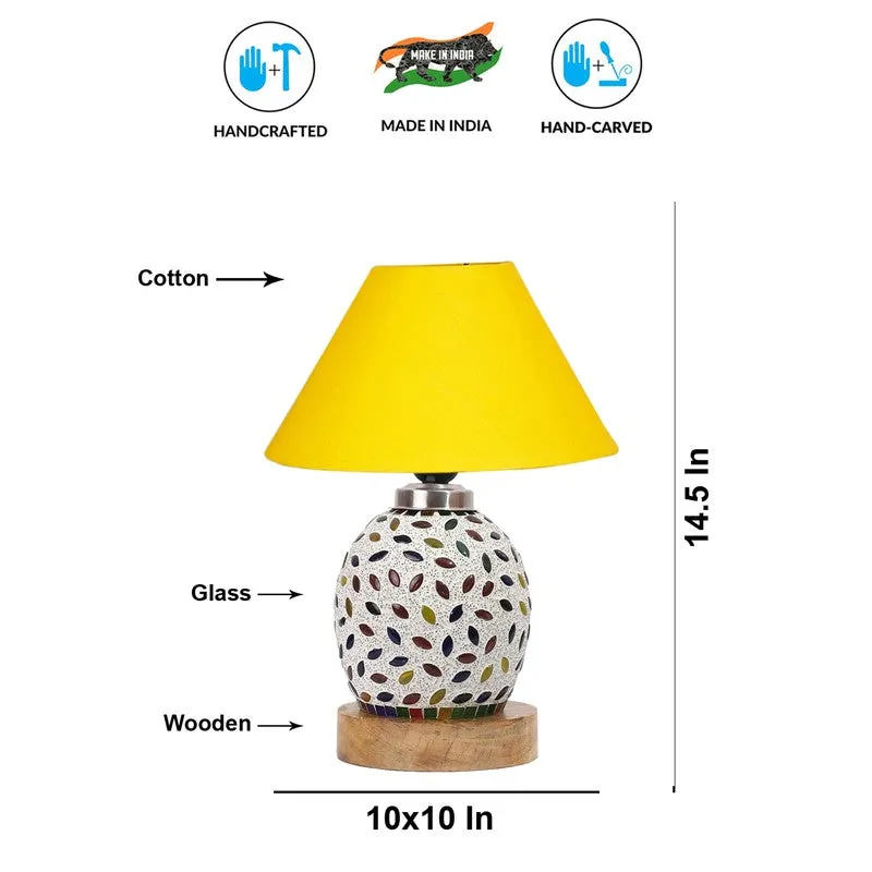 Lushira Wooden Table Lamp - Multicolor media 9