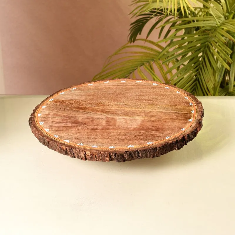 Valvric Mango Wood Cake Stand media 3