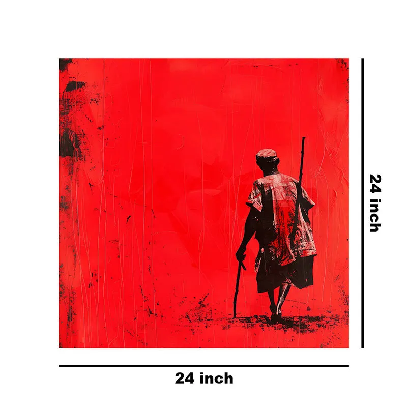 Red Field Reeper Poly Canvas Wall Painting media 9