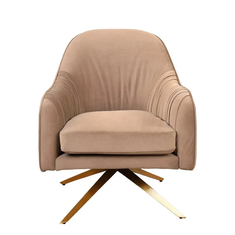 Vyntra Neem Wood Accent Chair - Brown media 3
