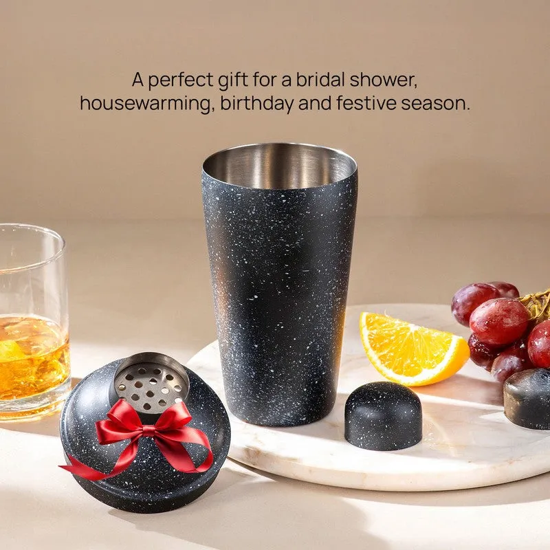 Nebula Mix Stainless Steel Cocktail Shaker - 550 ML media 3