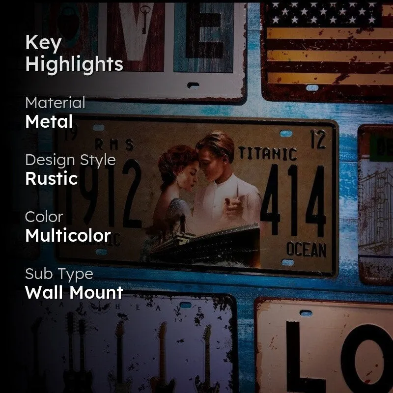Titanic 1912 Metal Wall Accent media 2