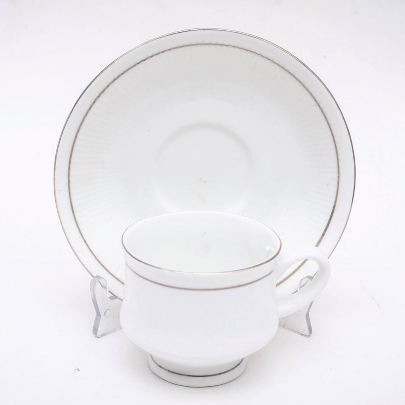 Cadence  Bone China Cup & Saucer (125 ML) - Twelve Piece Set media 4