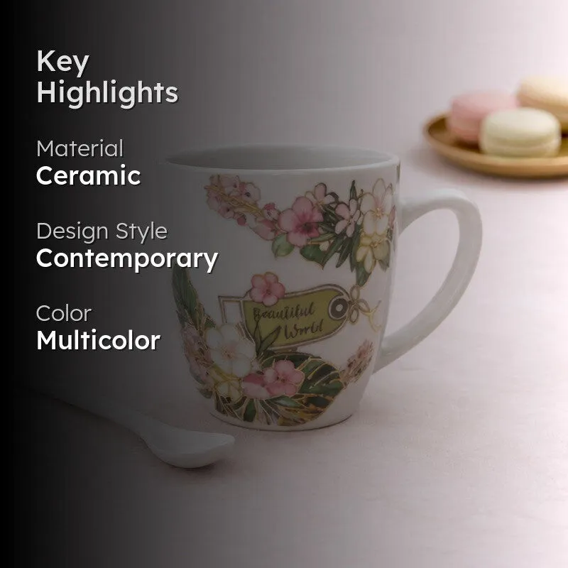 Blossom Sip Ceramic Coffee Mug media 2
