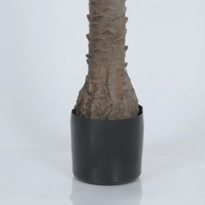 Palmino Artificial Palm Tree With Black Plastic Pot - 5 Feet media 4