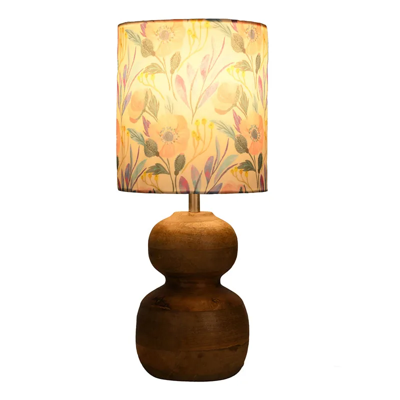 Simona Peony Fabric Table Lamp media 3